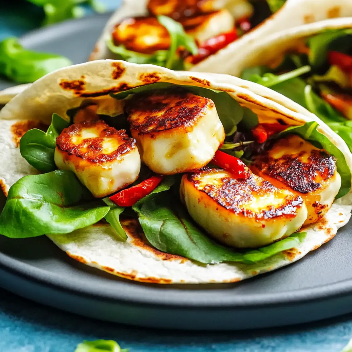 Sweet Chilli Halloumi Wrap