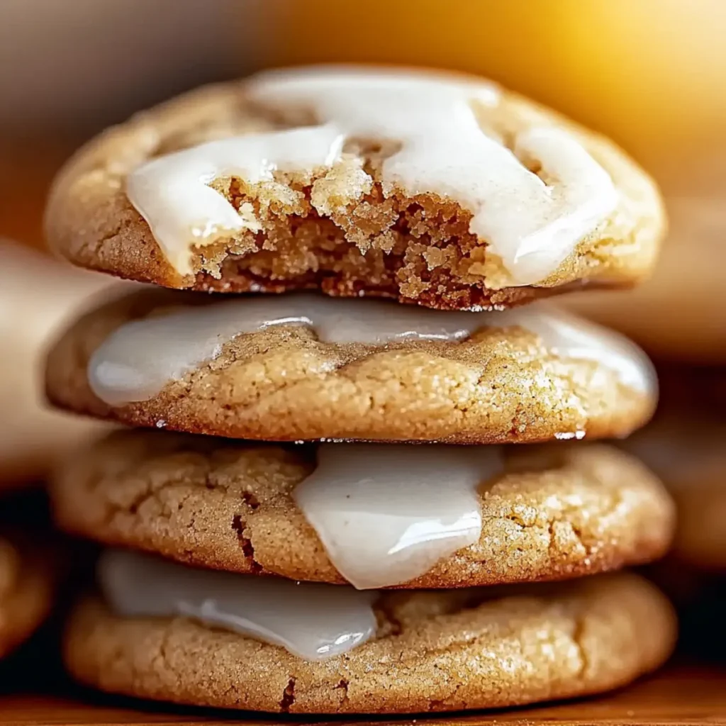 Delicious Apple Cider Cookies with Sweet Glaze Recipe