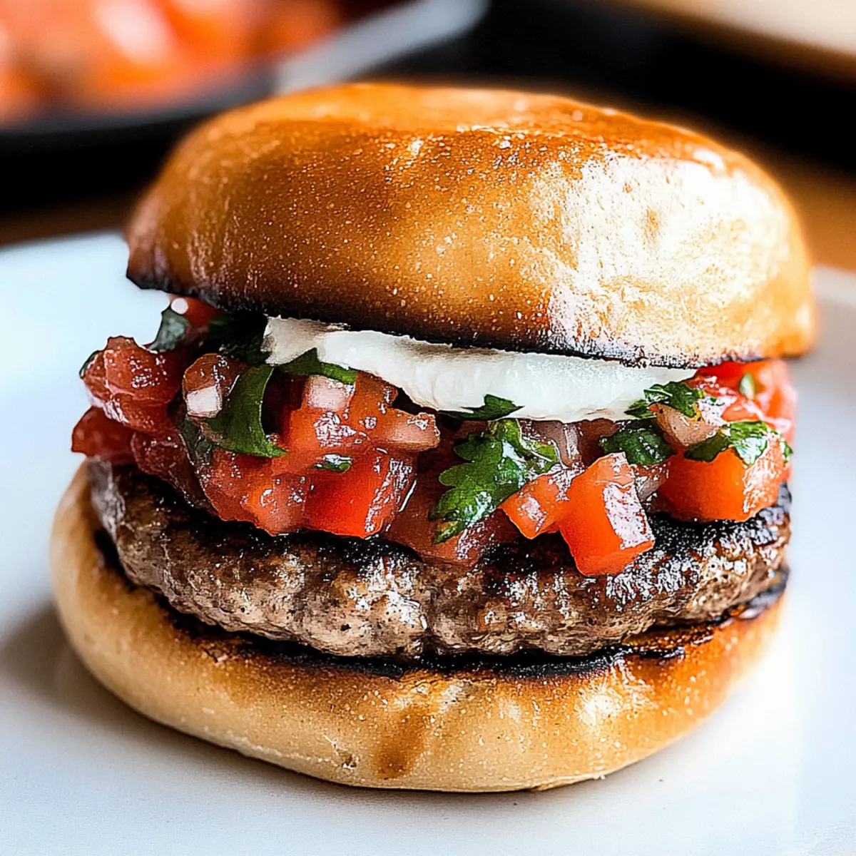 Bruschetta Burgers