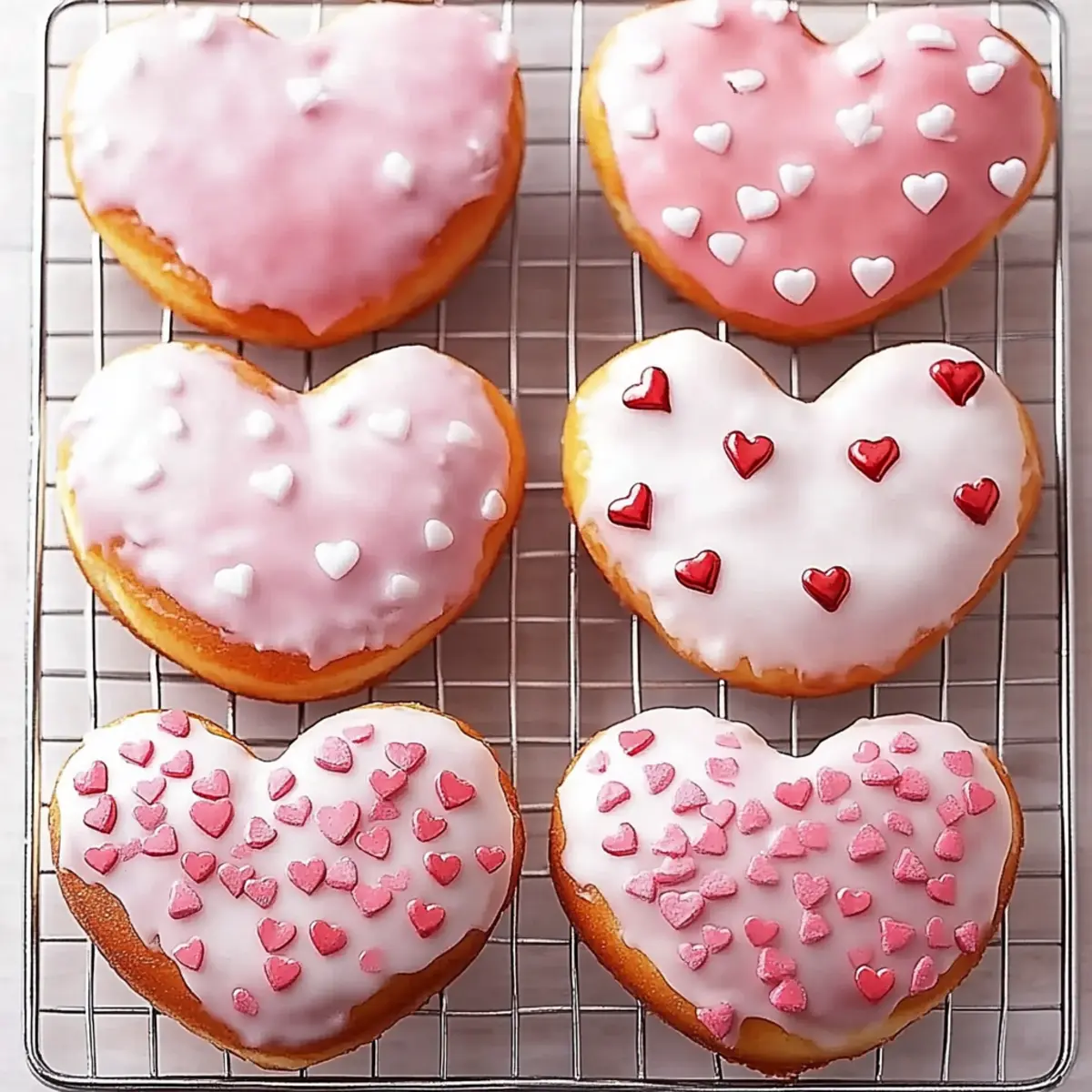 Heart Shaped Donuts