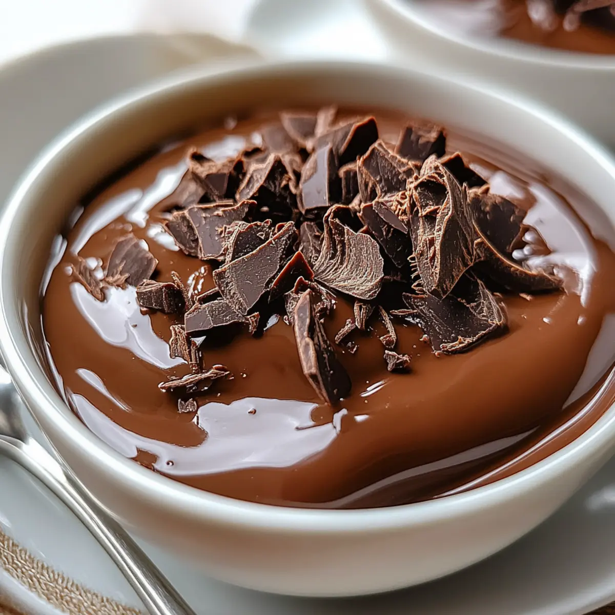 VALENTINE’S DAY Dark Chocolate Pudding (No-Bake Dessert)