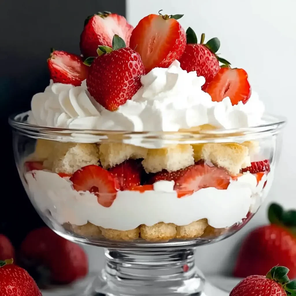 Strawberry Shortcake Trifle