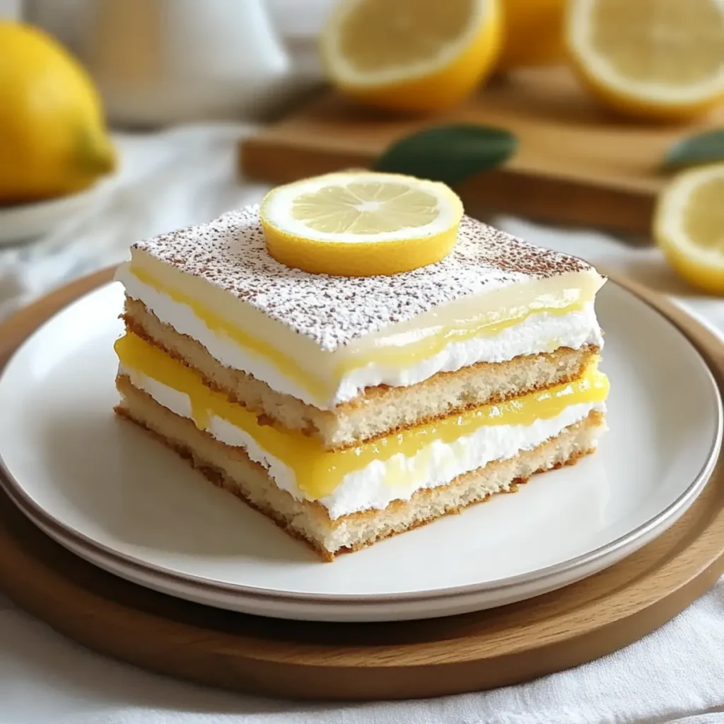 Delicious Limoncello Tiramisu Recipe with Zesty Lemon Flavor