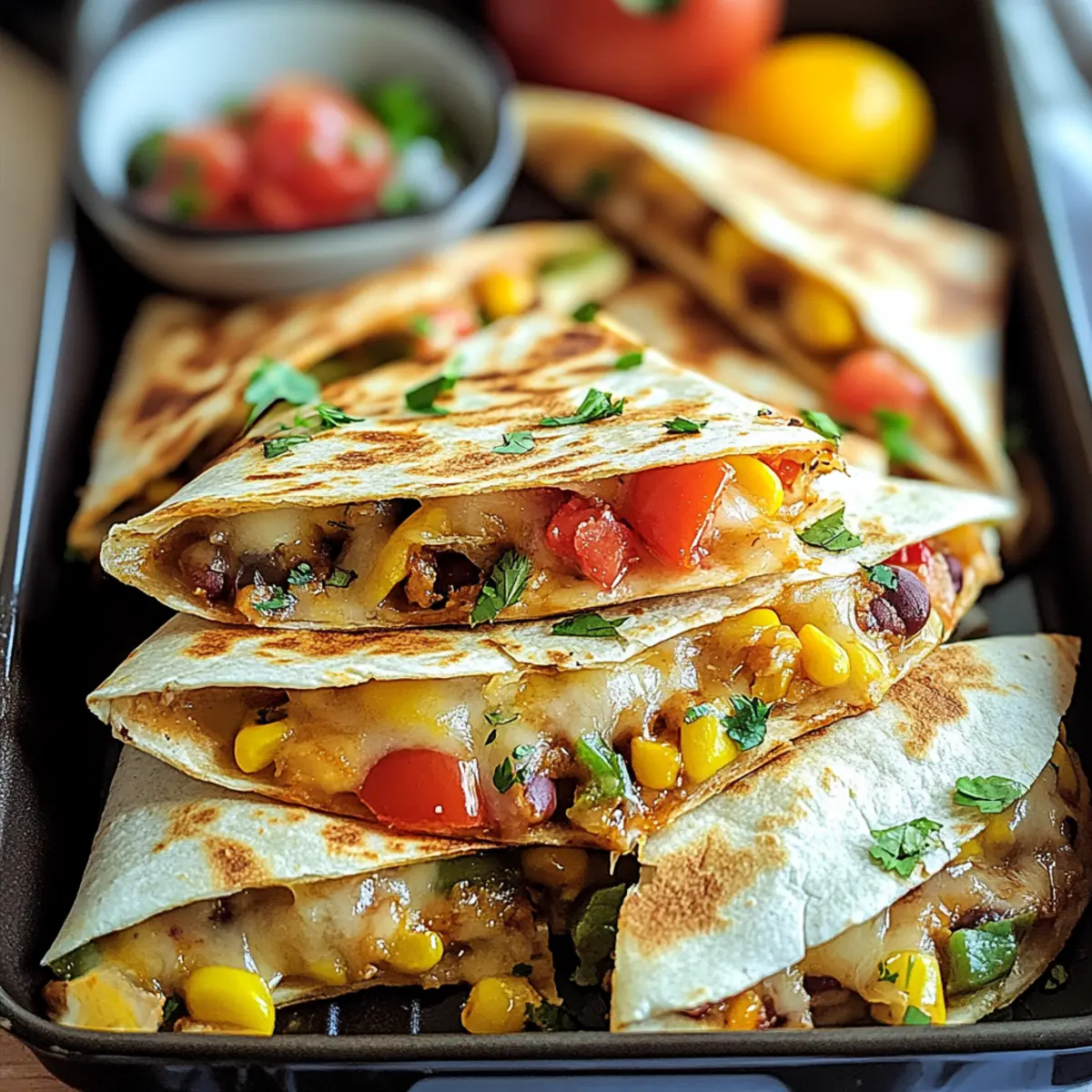 SUPER BOWL Easy Sheet Pan Quesadillas (Quick Party Food)