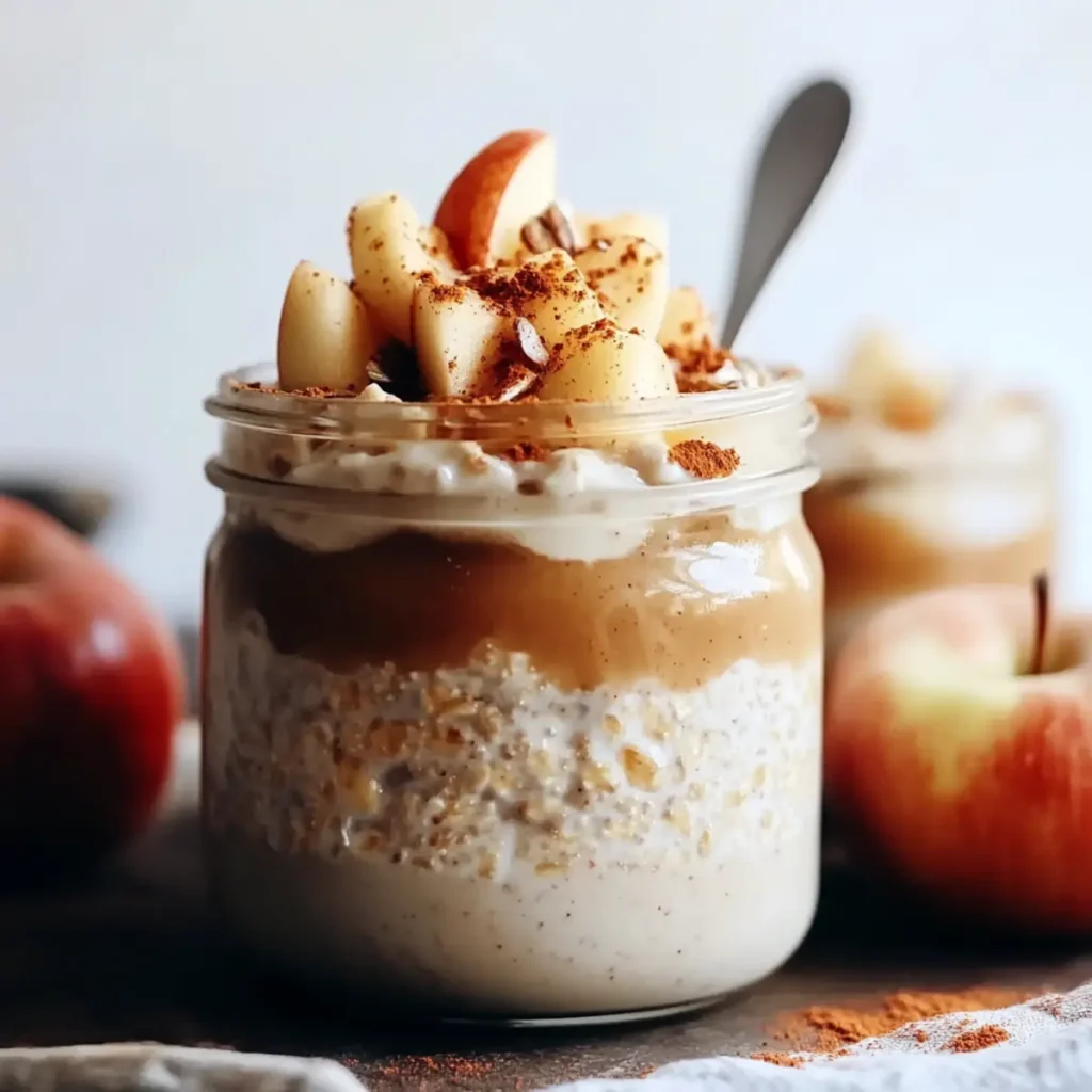 Apple Pie Overnight Oats