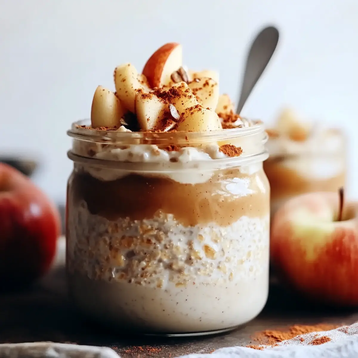 Apple Pie Overnight Oats
