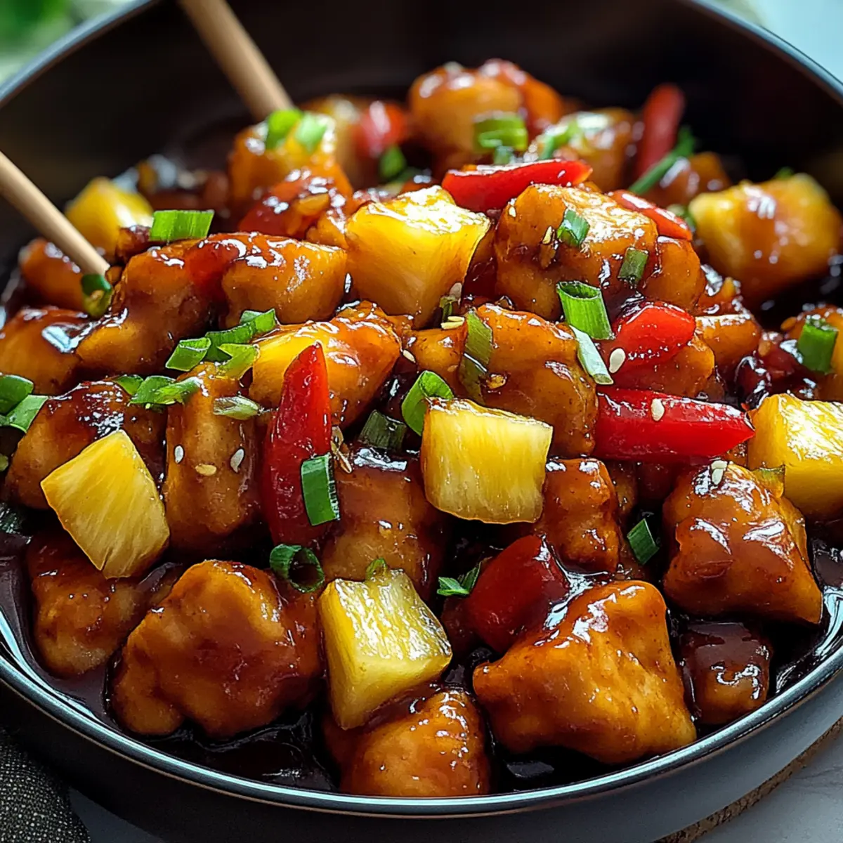 Sticky Pineapple Chicken