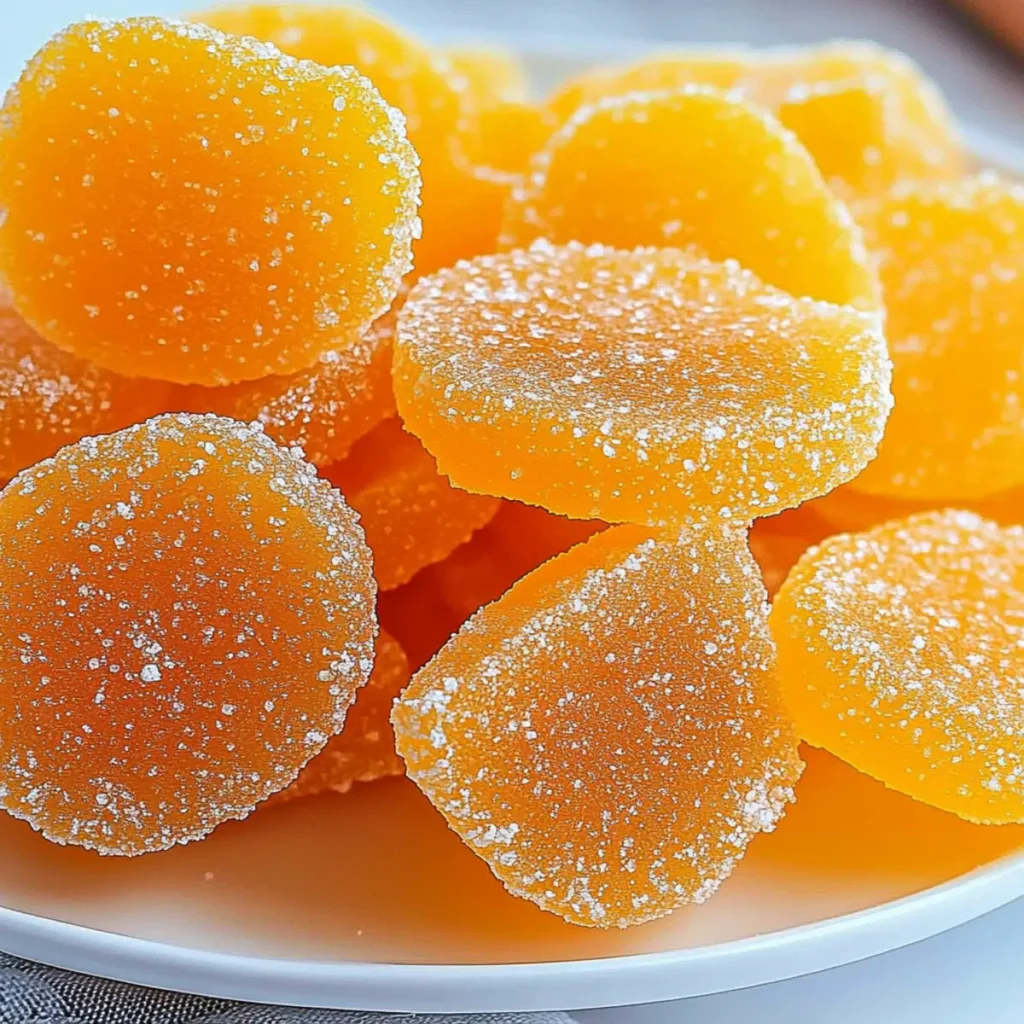 Homemade Orange Candy