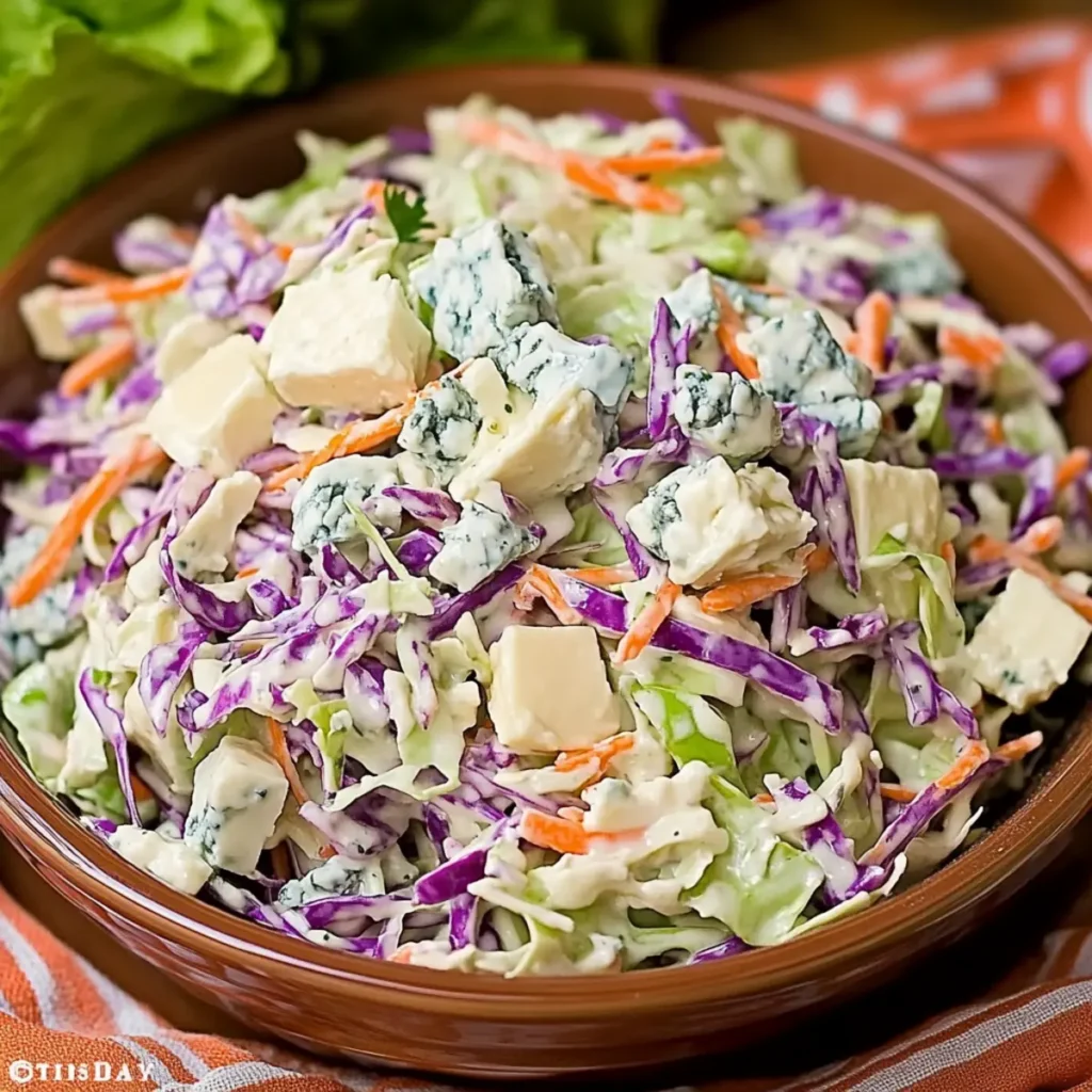 Delicious Gourmet Blue Cheese Coleslaw Recipe for Any Occasion