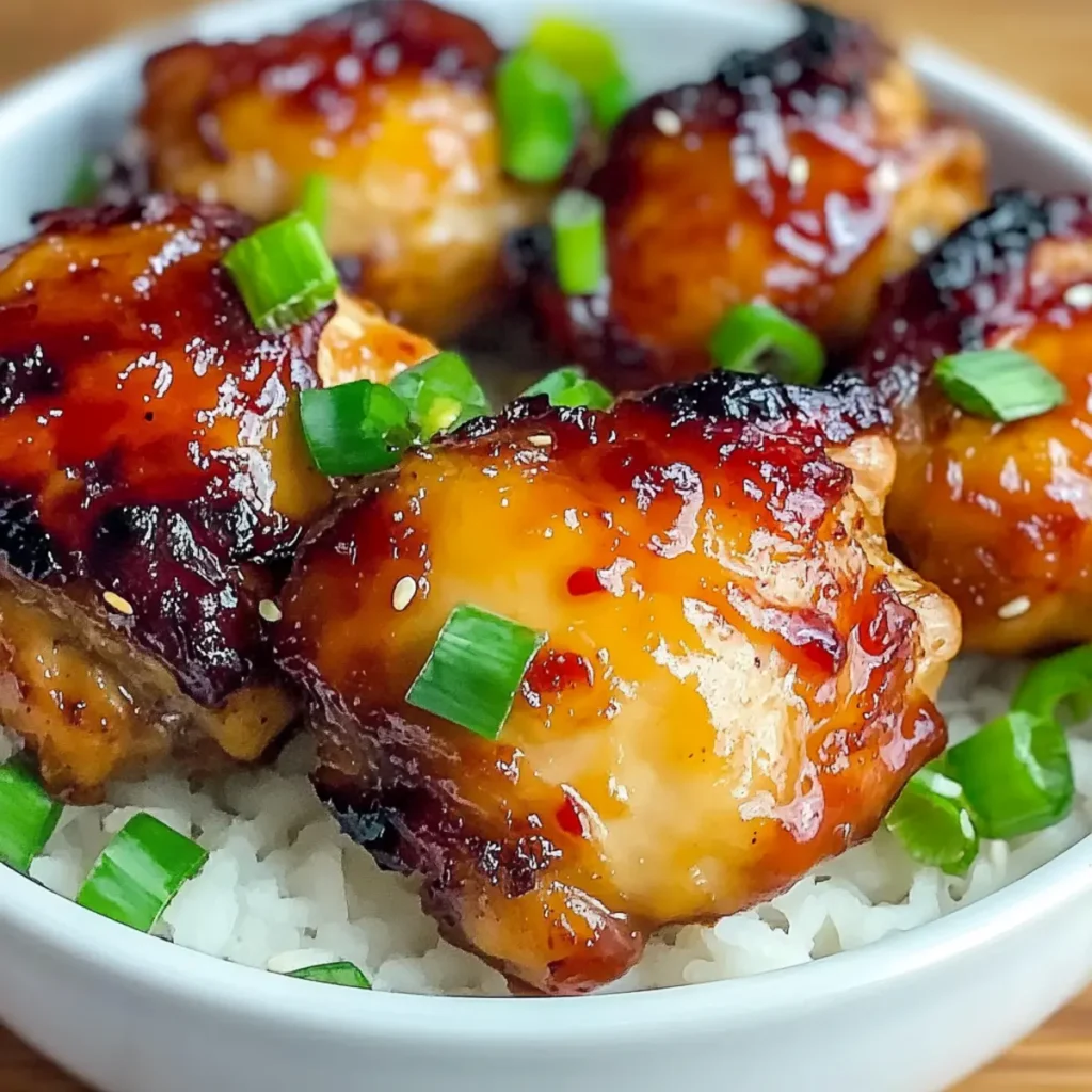 Sweet Chili Air Fryer Chicken Thighs