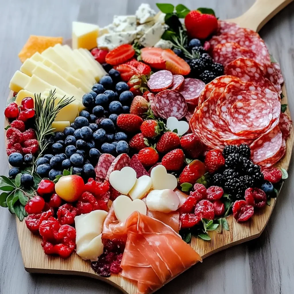 Valentine’s Charcuterie Board