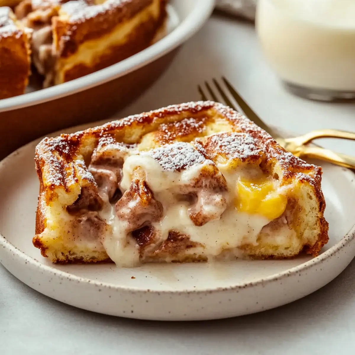 Irresistible Cinnamon Roll Baked French Toast Casserole Recipe