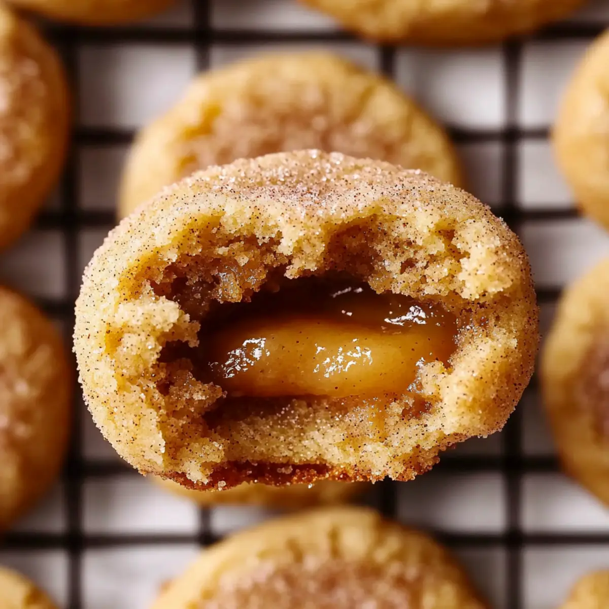 Apple Butter Snickerdoodle Cookies