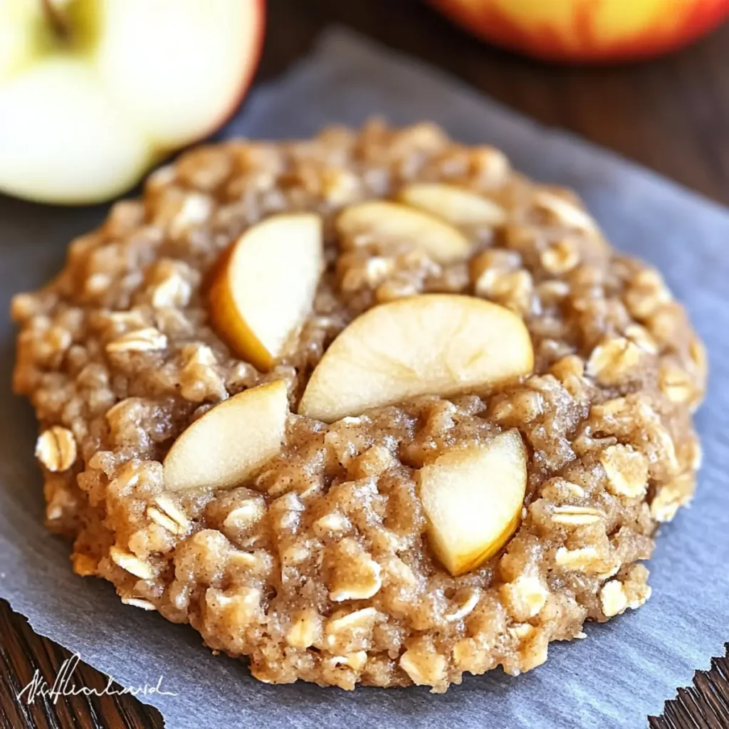 Apple Pie Oatmeal Cookies