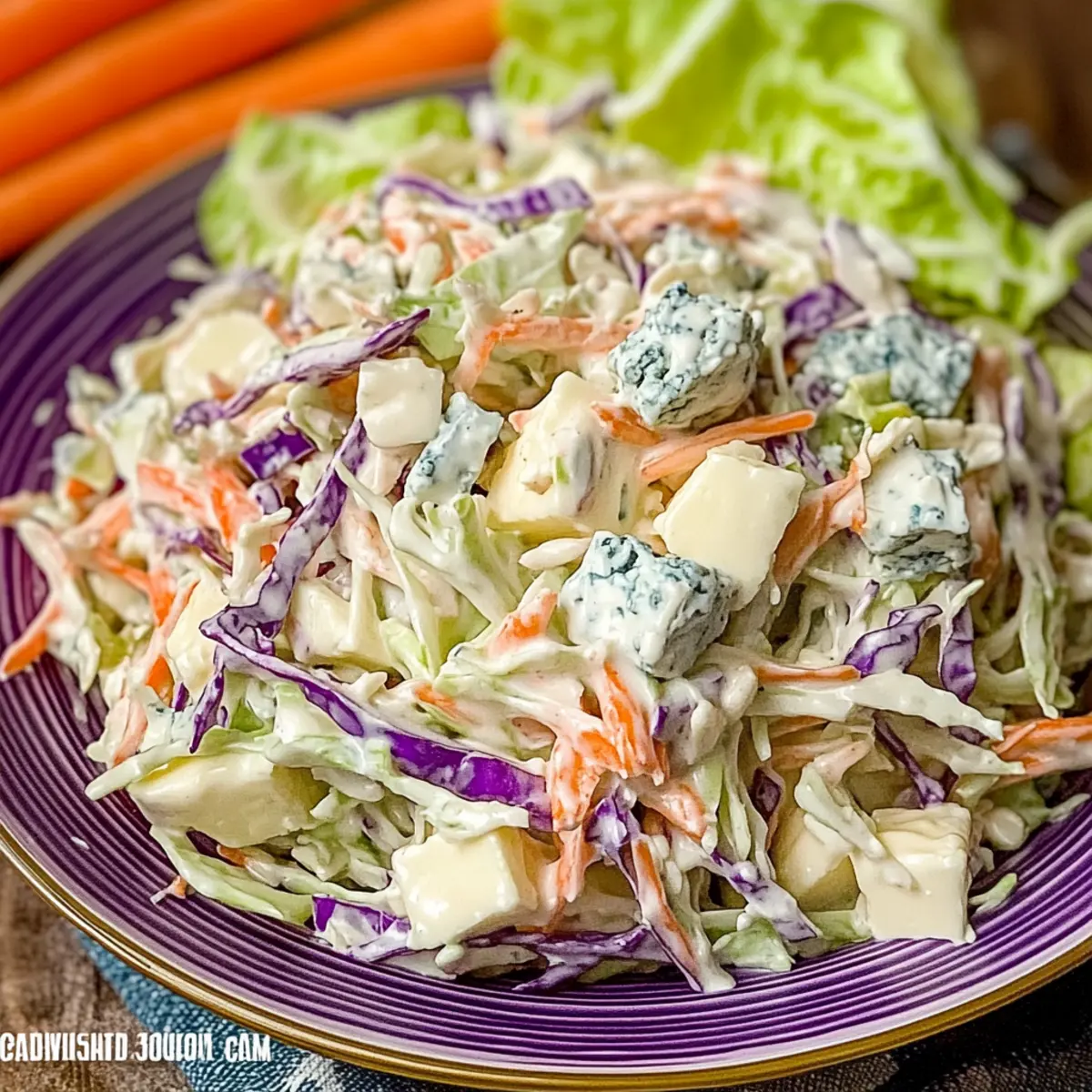 Blue Cheese Creamy Coleslaw