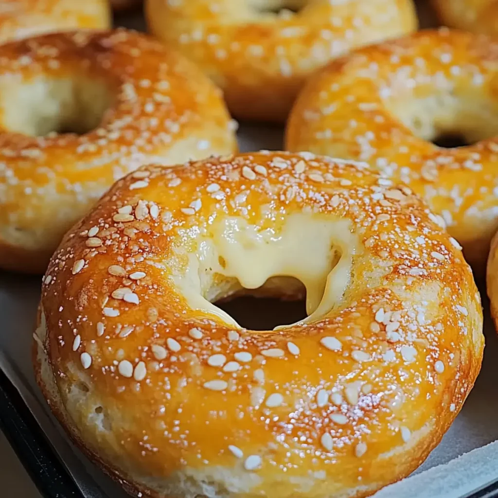 Homemade Cheese Bagels Recipe with Cheddar for Breakfast Bliss