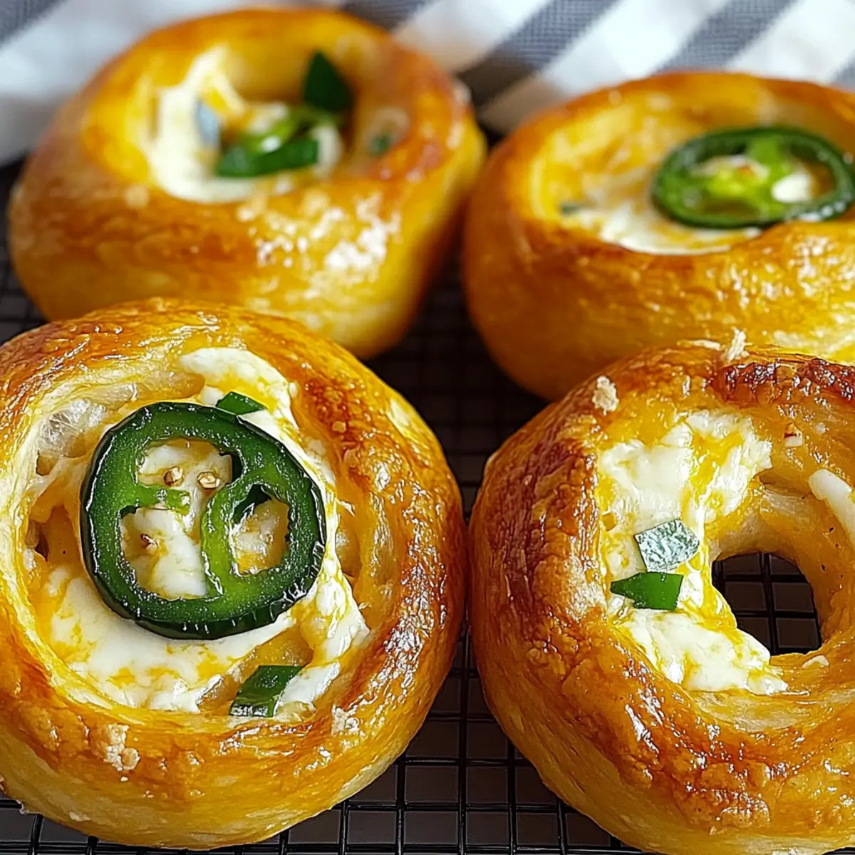Delicious Jalapeño Mozzarella Bagels Ready in Under 2 Hours