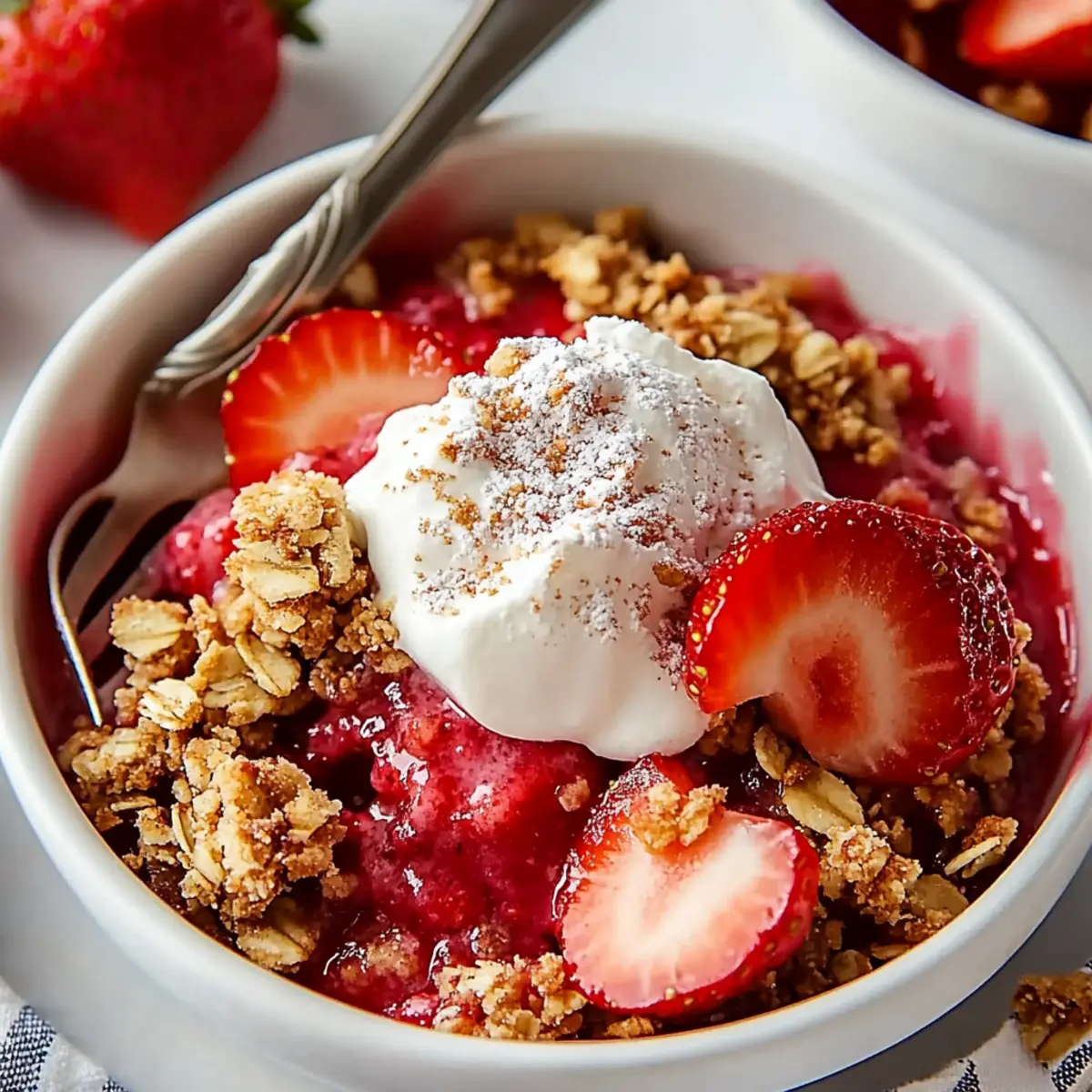 Irresistible Classic Strawberry Crisp Recipe for Dessert Lovers