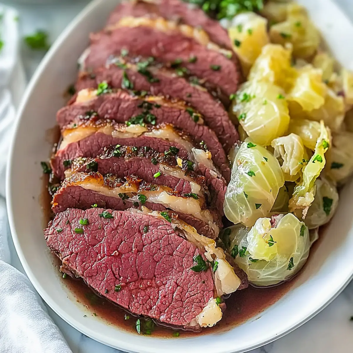 Gordon Ramsay-Style Corned Beef & Cabbage Made in Instant Pot
