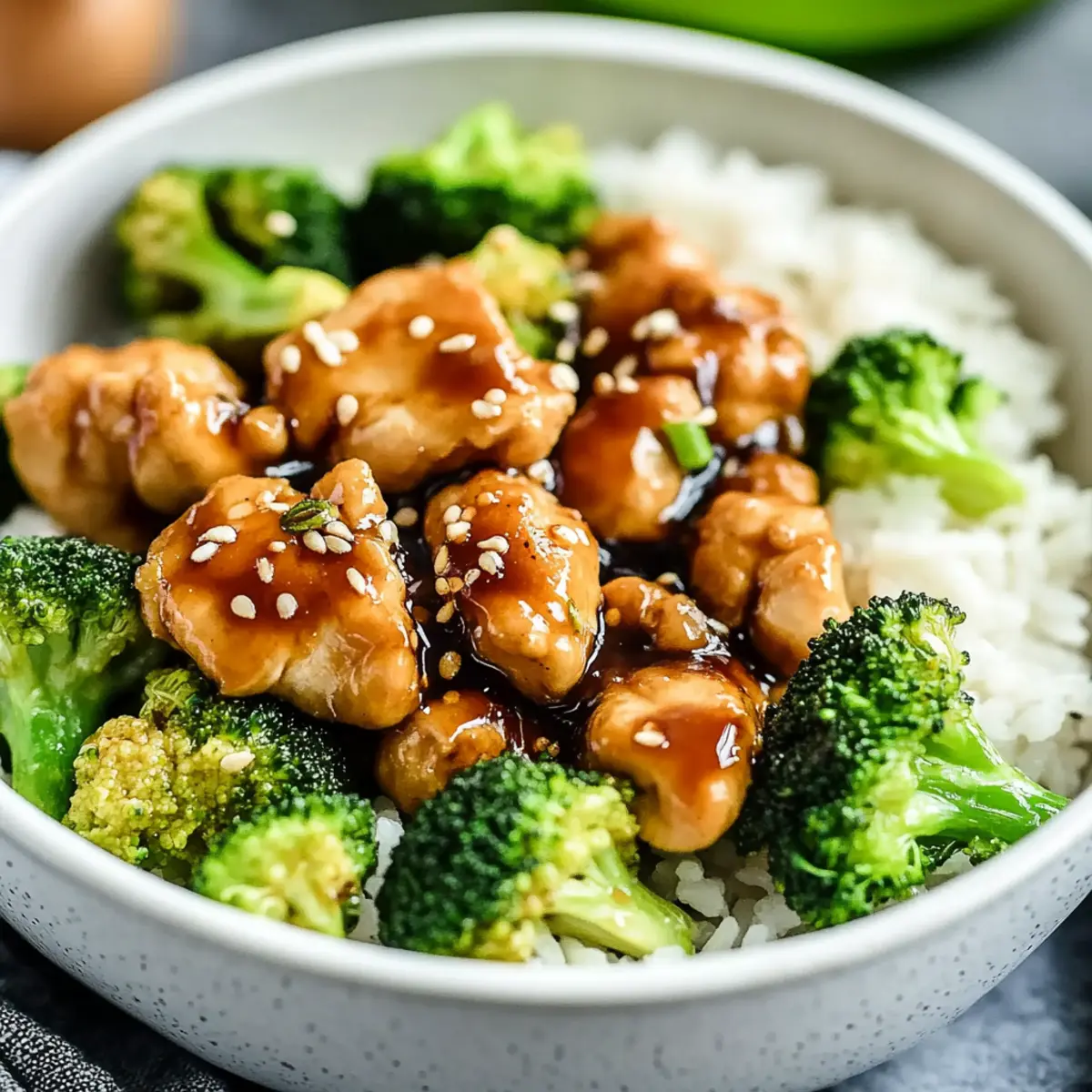 Air Fryer Chicken & Broccoli with Teriyaki Sauce Recipe