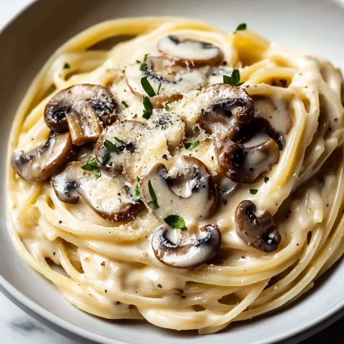 Creamy Mushroom Pasta
