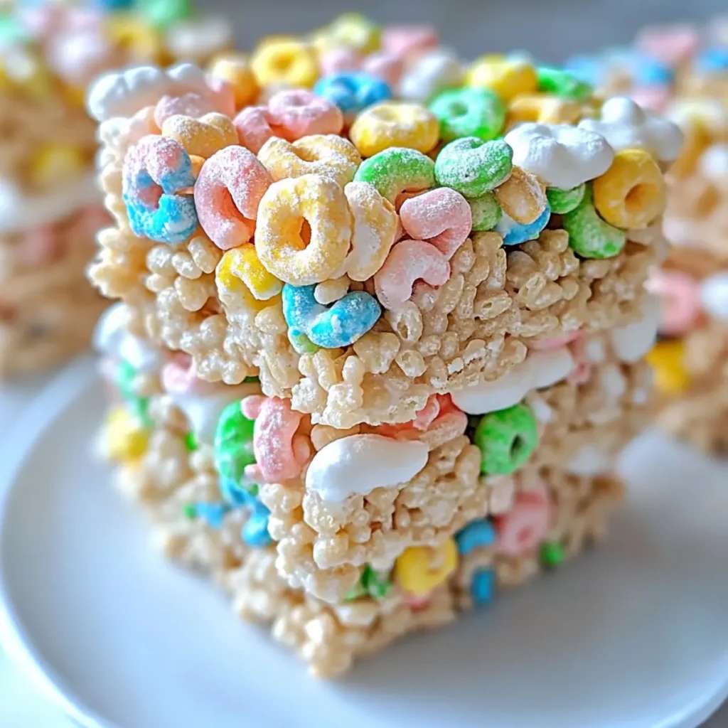 Quick & Easy Homemade Lucky Charms Rice Crispy Treats