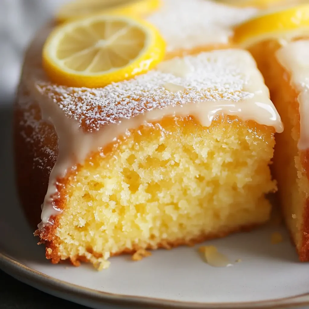 Lemon Cake Mix Cake