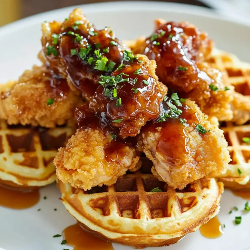 Mini Chicken and Waffles