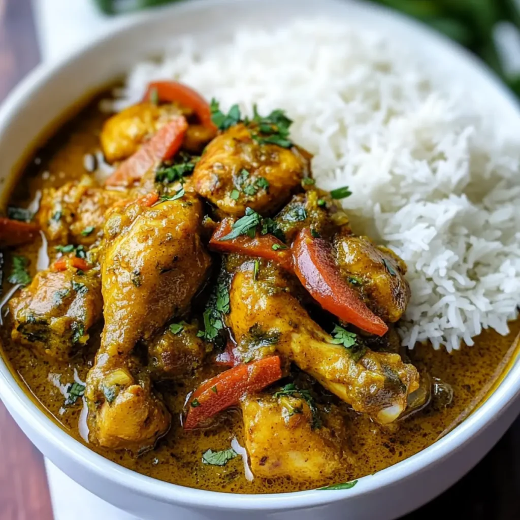 Authentic Jamaican Curry Chicken