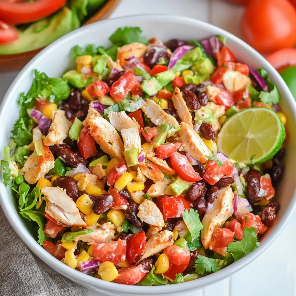 Tex-Mex Chopped Chicken Salad