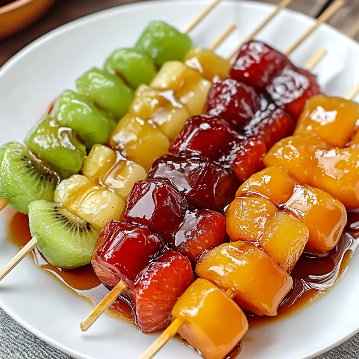 Delicious Traditional Tanghulu Recipe: Fruit Skewers in Syrup