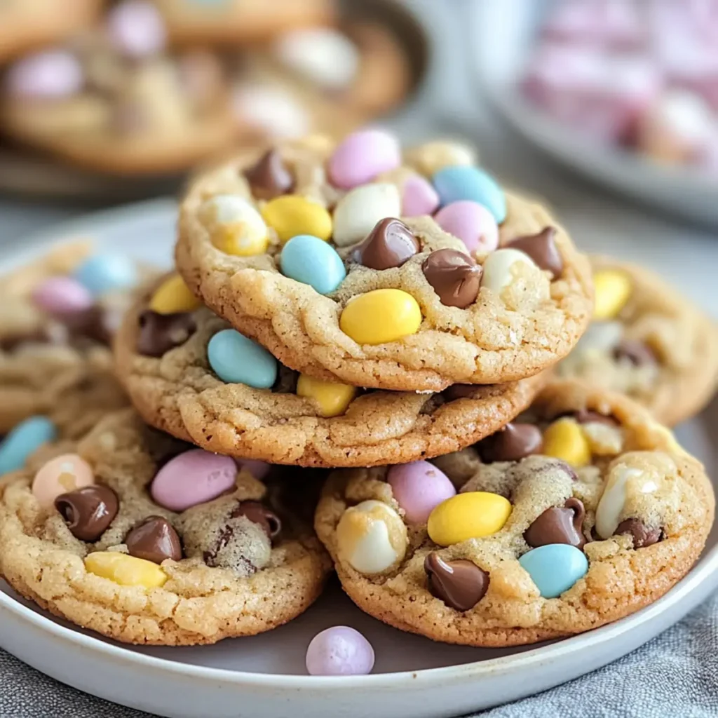 Cadbury Mini Egg Chocolate Chip Cookies