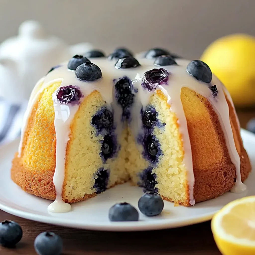 Lemon Blueberry Pound Cake