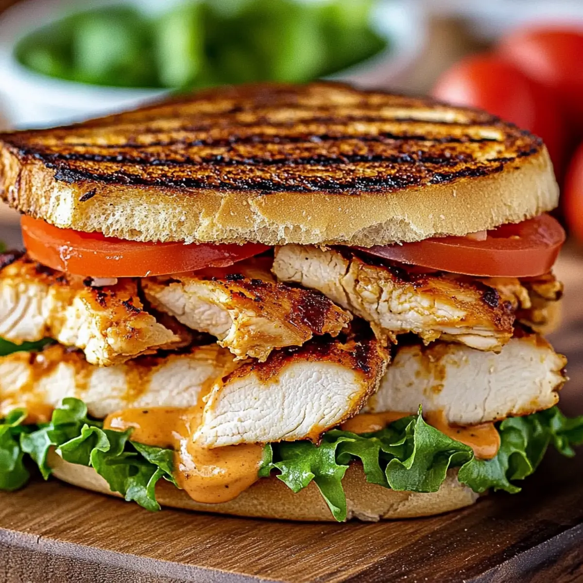 Grilled Chicken Club Sandwich