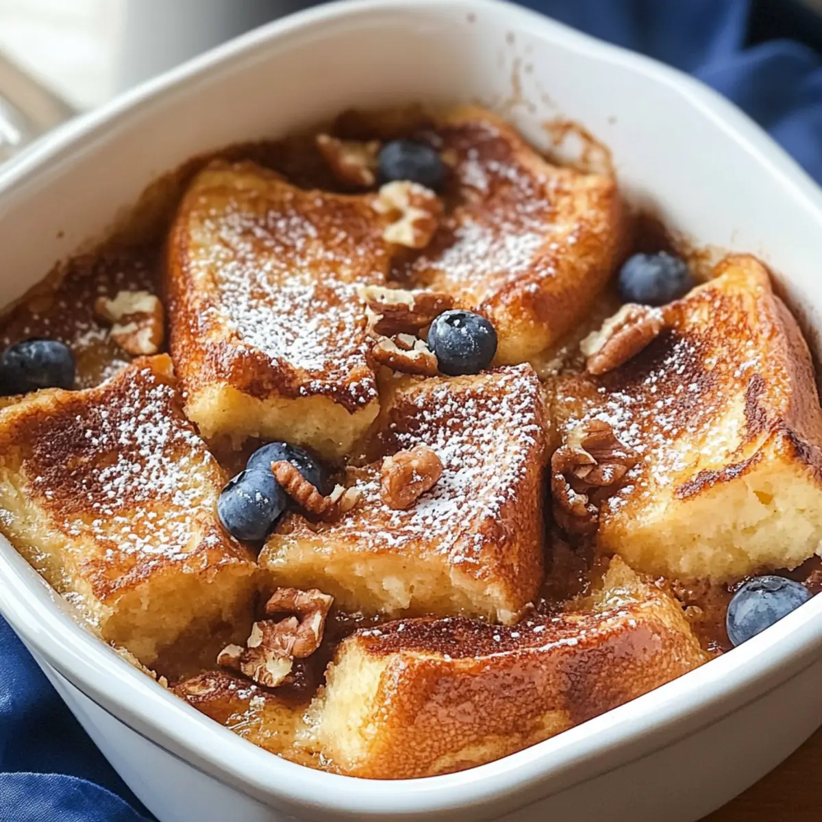 Oven-Baked Brioche French Toast Casserole