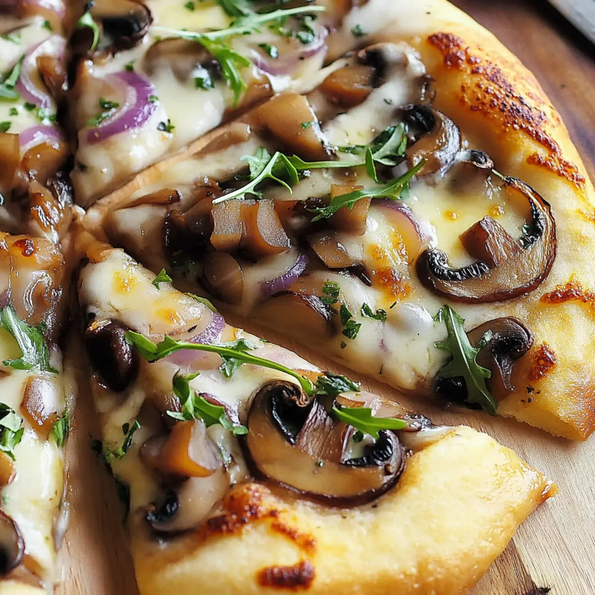 Mushroom & Caramelized Onion Pizza