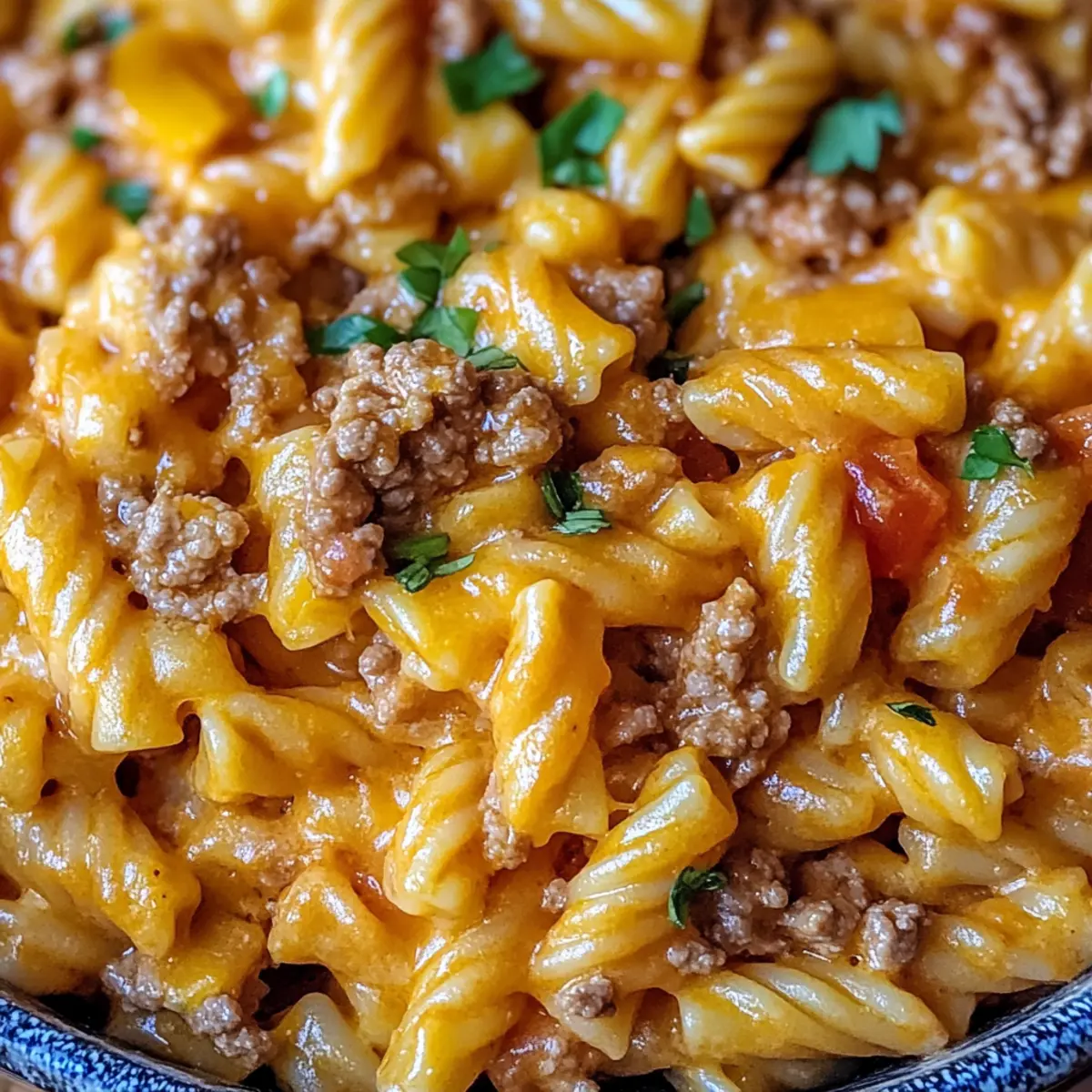 Cheesy Taco Pasta