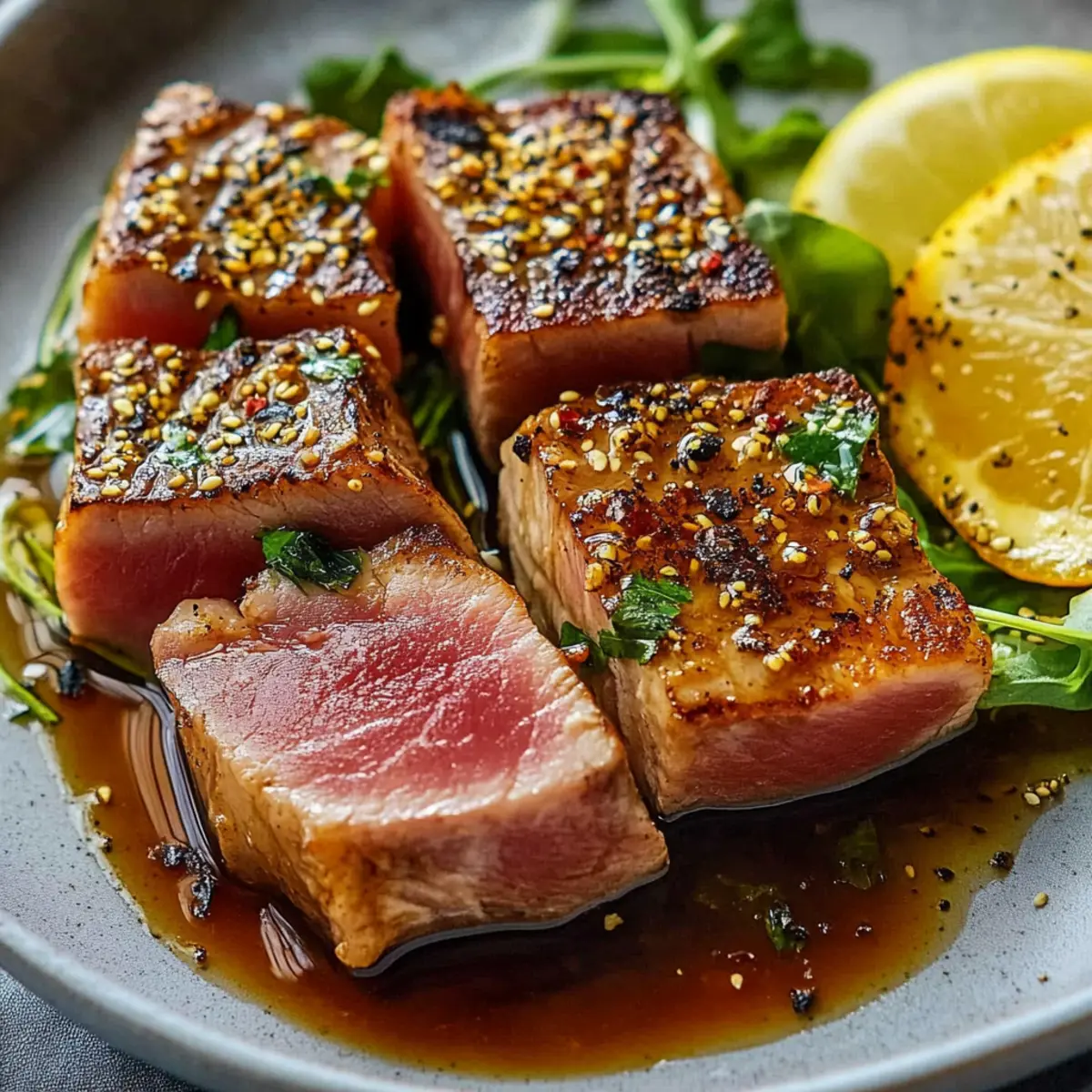 Tuna Steak Dinner