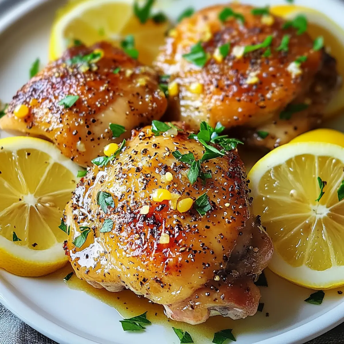 Lemon Pepper Chicken Thighs