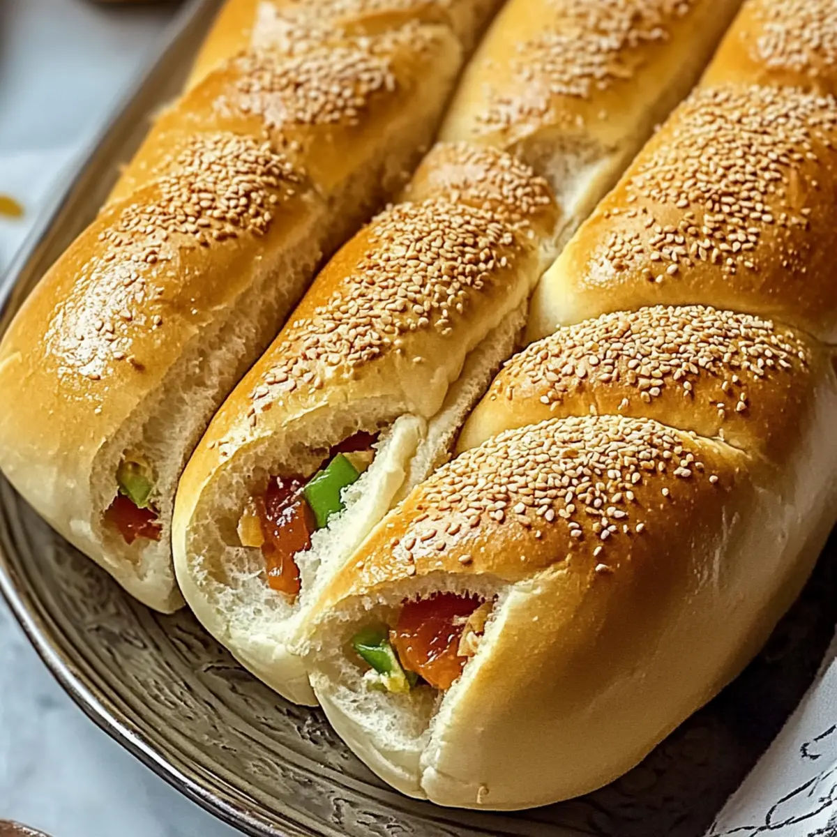 Soft Hoagie Rolls