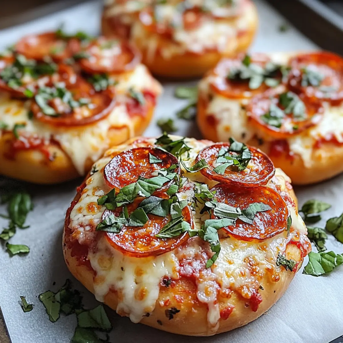 Pizza Bagels