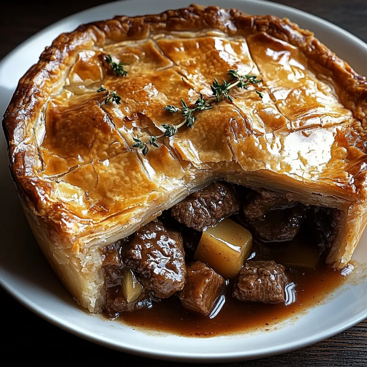 Hairy Bikers Steak and Guinness Pie
