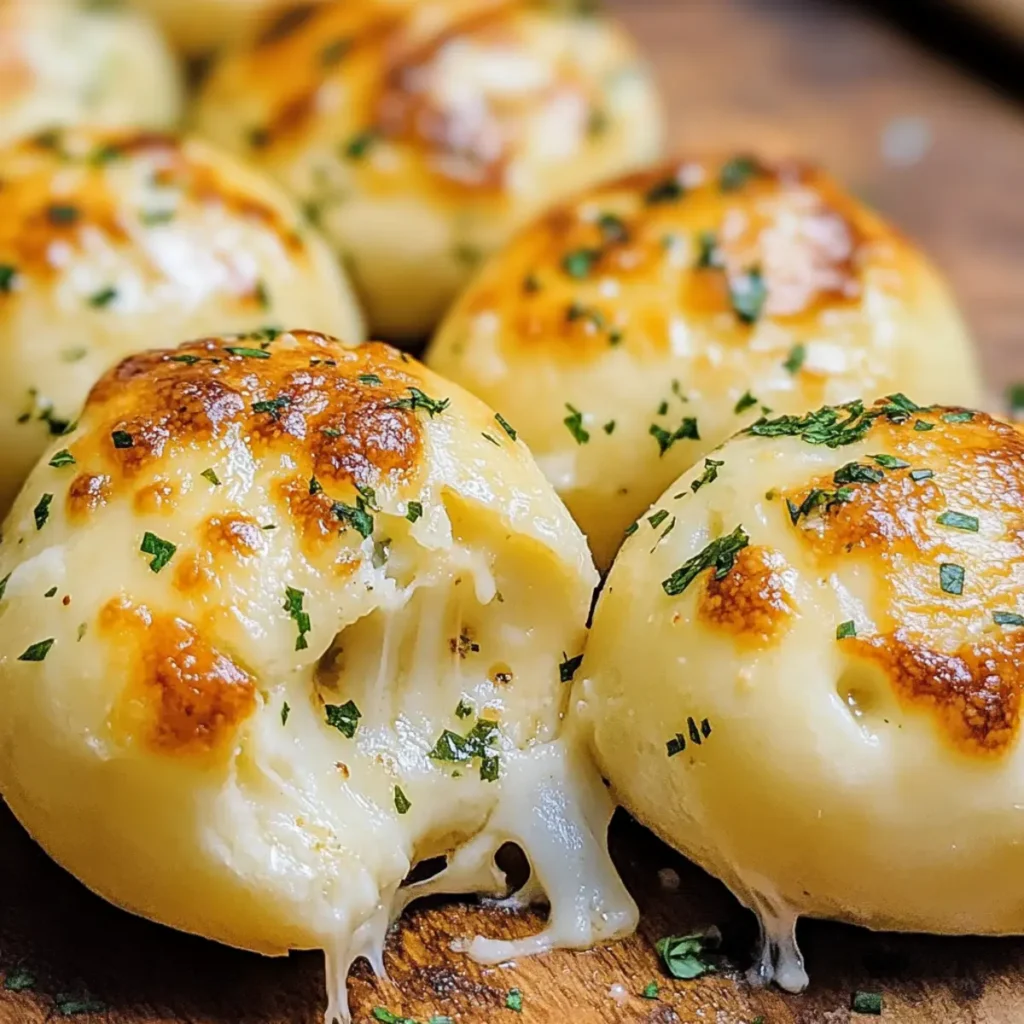 Garlic Cheese Bombs