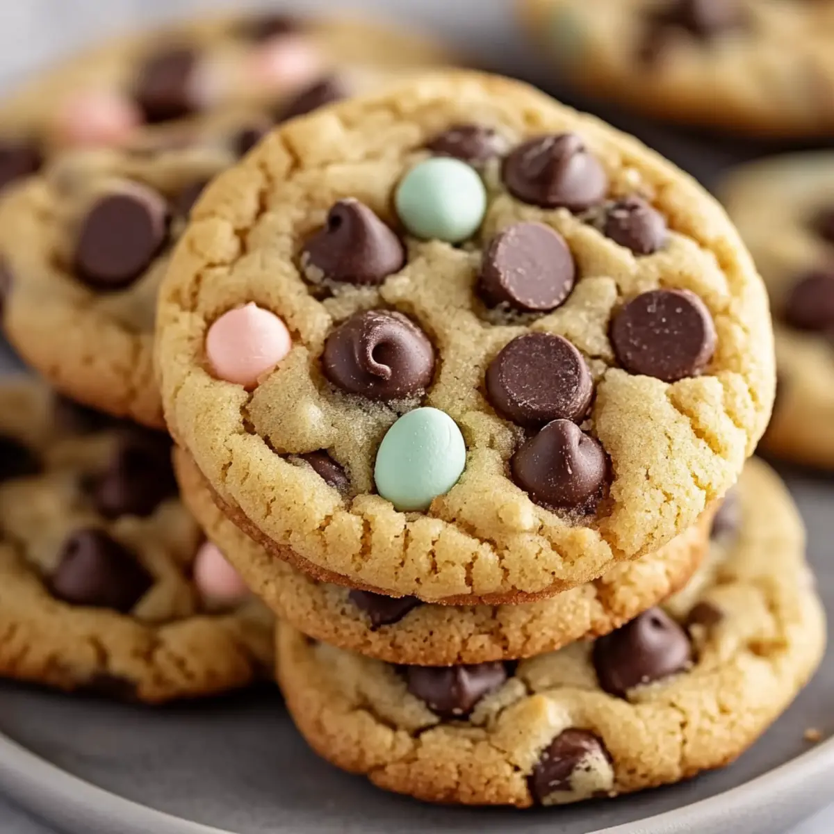 Easter Chocolate Chip Cookies