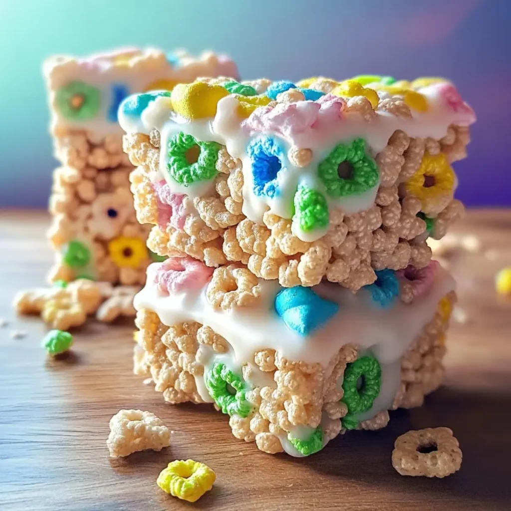 Lucky Charms Rice Crispy Treat
