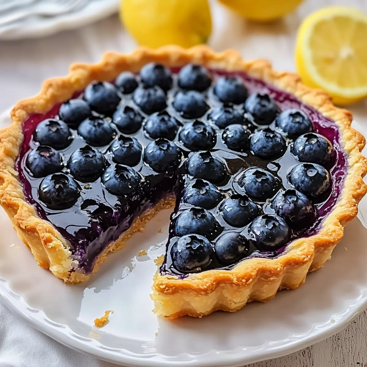 Blueberry Lemon Tart