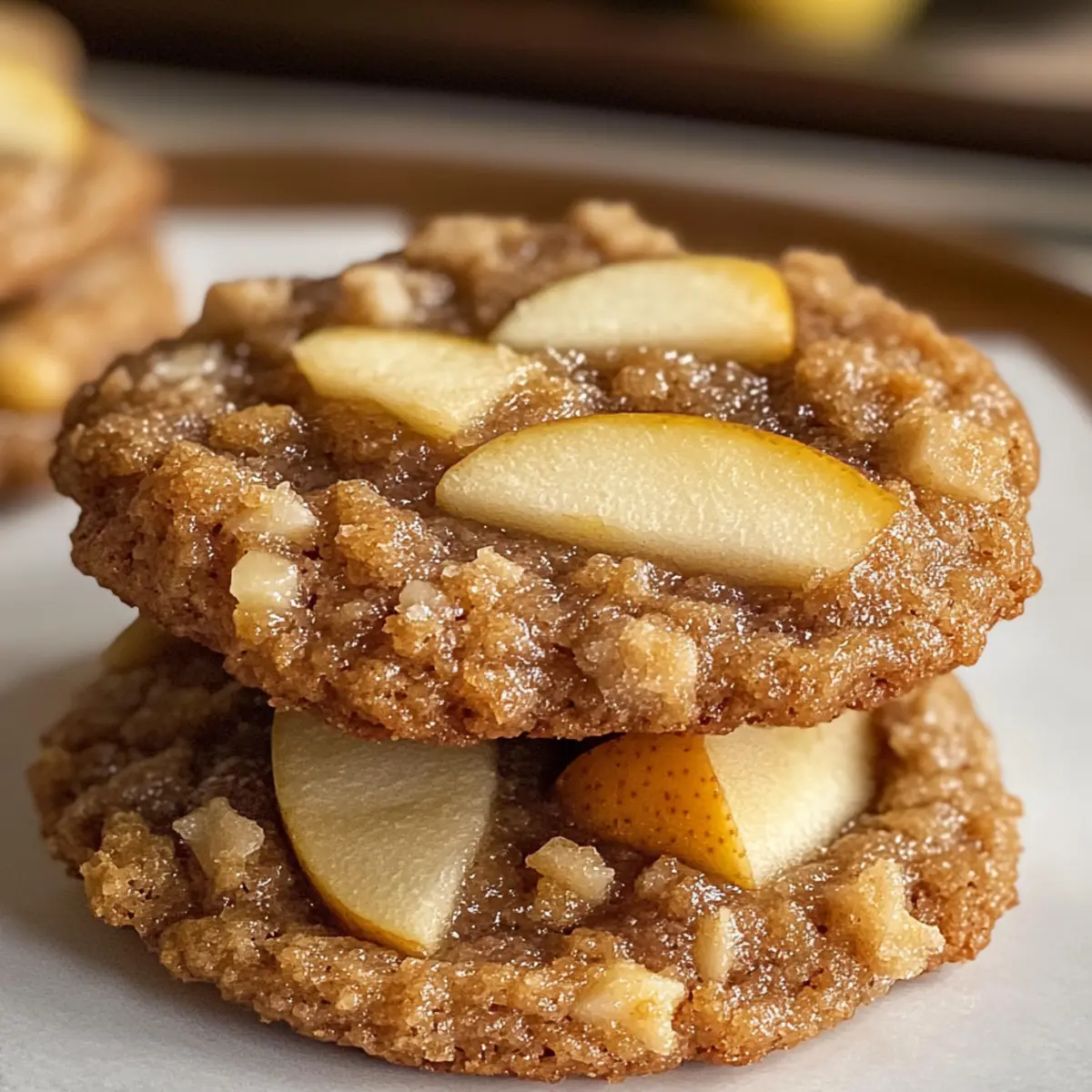Chewy Vegan Apple Pie Cookies