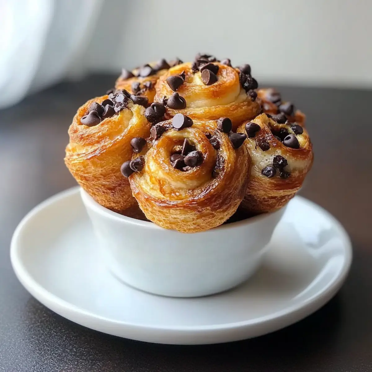 Chocolate Chip Cruffins
