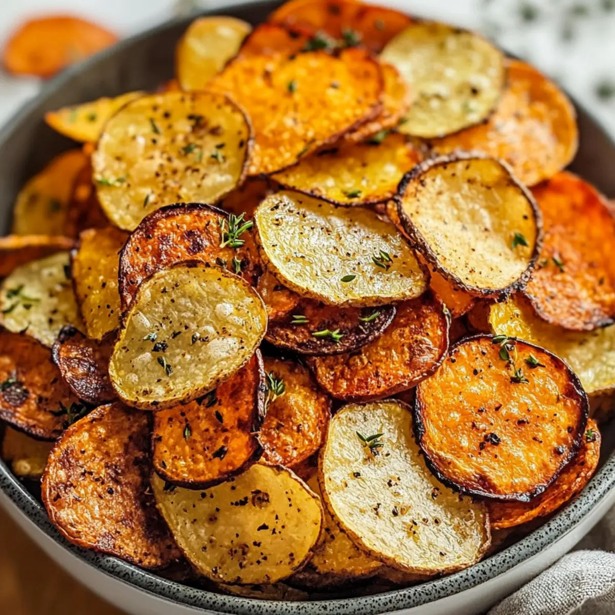 Air Fryer Veggie Chips