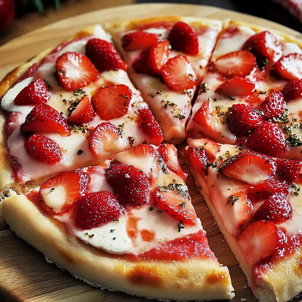 Easy Strawberry Pizza
